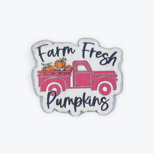 Farm Fresh Pumpkins With Truck Magnet