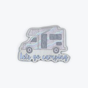 Lets go Camping Camper Magnet