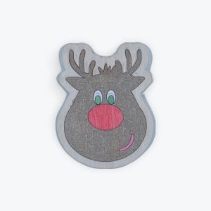 Reindeer W/Large Nose Magnet