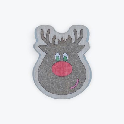 Reindeer W/Large Nose Magnet