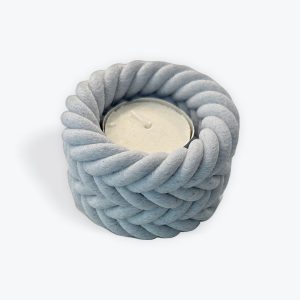 Rope tea light holder